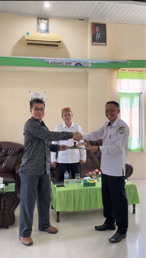 Serah Terima Jabatan (Sertijab) Kepala Sekolah SMPN 1 Blangpidie